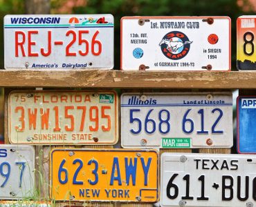 plaques d'immatriculation